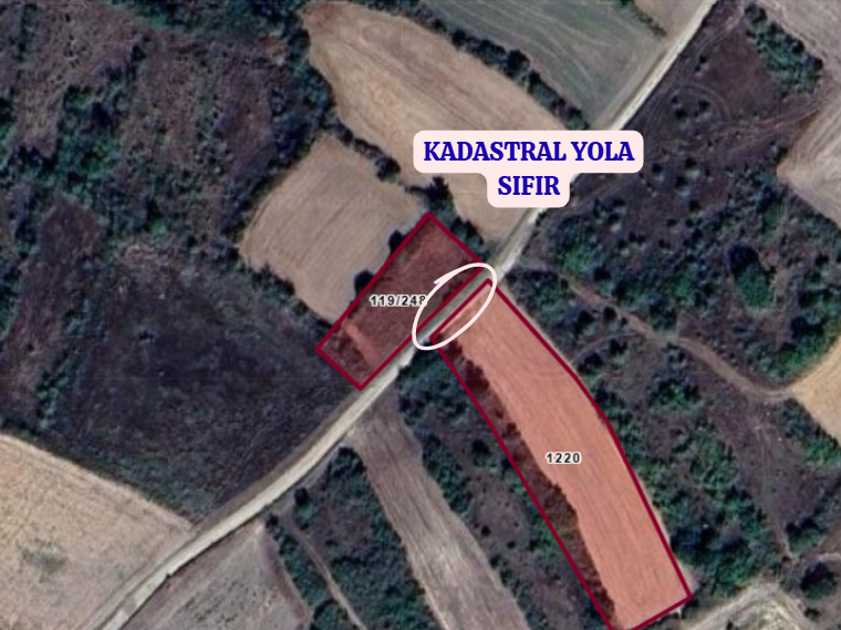 TEKİRDAĞ HAYRABOLU HEDEYLİ  KÖYÜNDE  1.078  M²  TARLA SATILIKTIR - TEKİRDAĞ HAYRABOLU fotoğraf 3