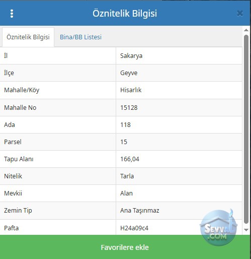 SAKARYA GEYVE HİSARLIK DA 166 M² TARLAMIZ SATILIKTIR - SAKARYA GEYVE fotoğraf 2