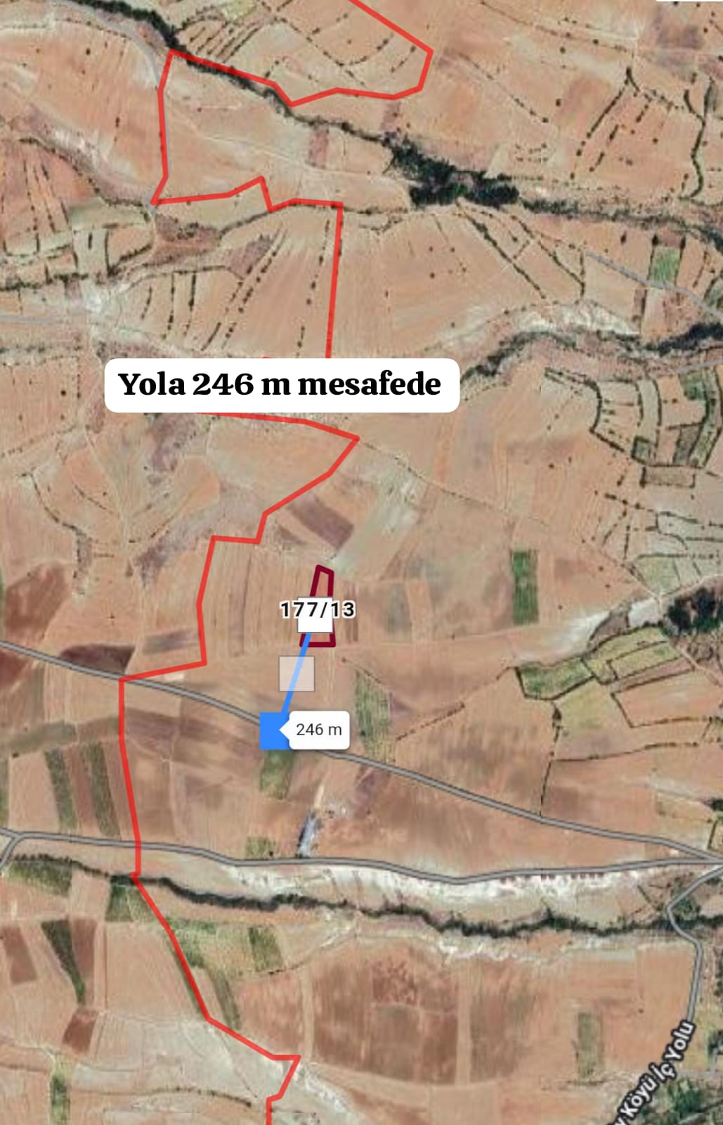 Elazığ / Merkez / Sünköy Köyü 6.876M² SATILIK TARLA  - ELAZIĞ MERKEZ fotoğraf 2