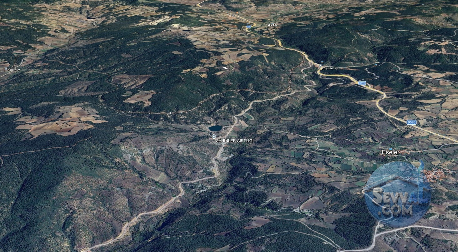 KÜTAHYA EMET IŞIKLI KÖYÜNDE 2.170 M² TARLAMIZ SATILIKTIR. - Kütahya Emet fotoğraf 5