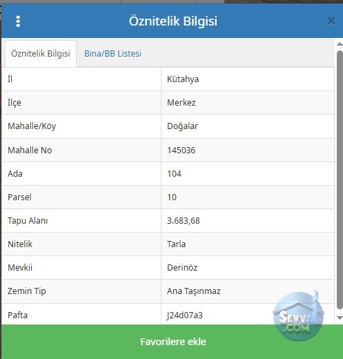 KÜTAHYA MERKEZ DOĞALAR DA 3.683 M² TARLAMIZ SATILIKTIR - KÜTAHYA MERKEZ fotoğraf 2