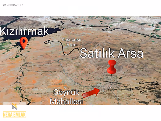 AVANOS İLÇE'YE 11dk. KADASTRO YOL CEPHELİ 2 KAT İMARLI 1.087m2 - NEVŞEHİR AVANOS fotoğraf 2