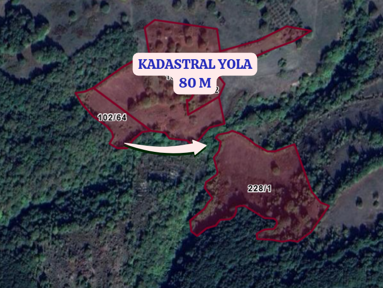 KOCAELİ İZMİT ŞAHİNLER  KÖYÜNDE 3.501 M²  TARLA  SATILIKTIR - KOCAELİ İZMİT fotoğraf 3