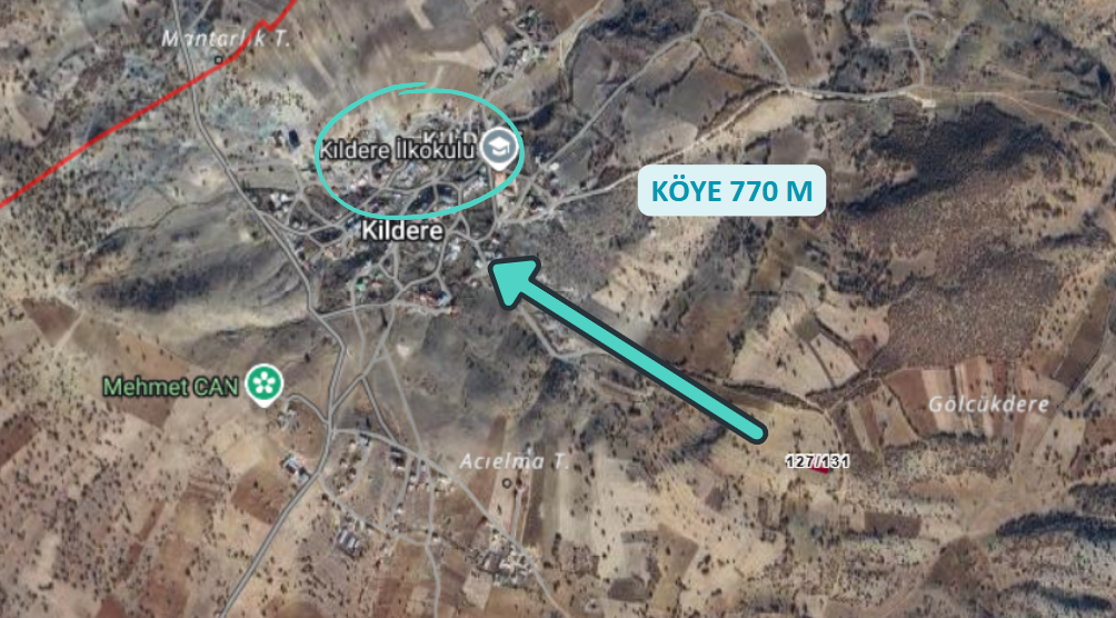 KONYA BOZKIR KİLDERE KÖYÜNDE 909 M² TARLA SATILIKTIR. - KONYA BOZKIR fotoğraf 5