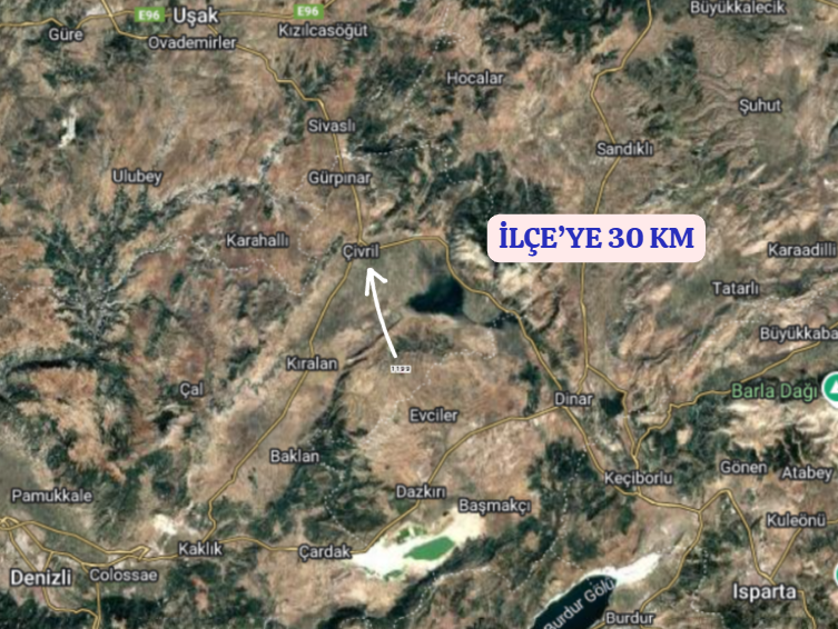 DENİZLİ ÇİVRİL BOZDAĞ   KÖYÜNDE   2.100  M²  TARLA  SATILIKTIR - DENİZLİ ÇİVRİL fotoğraf 8