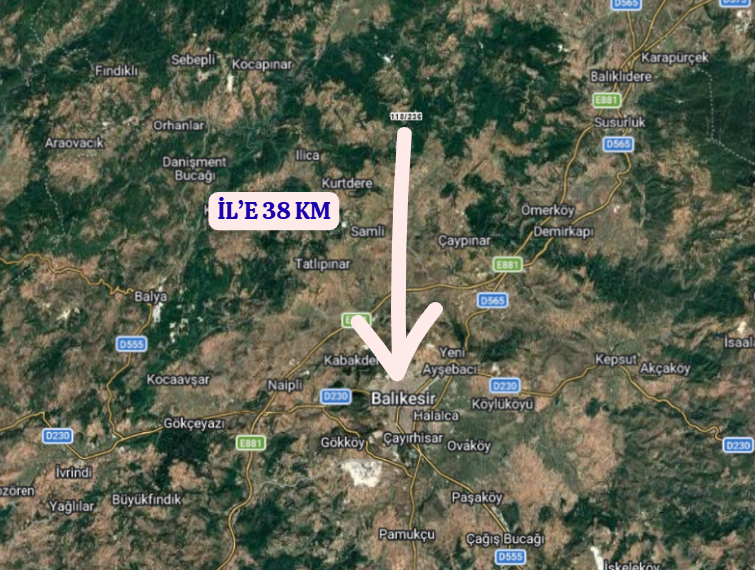 BALIKESİR KARESİ YEROLUK  KÖYÜNDE  2.621 M²  ARSA  SATILIKTIR - BALIKESİR KARESİ fotoğraf 8