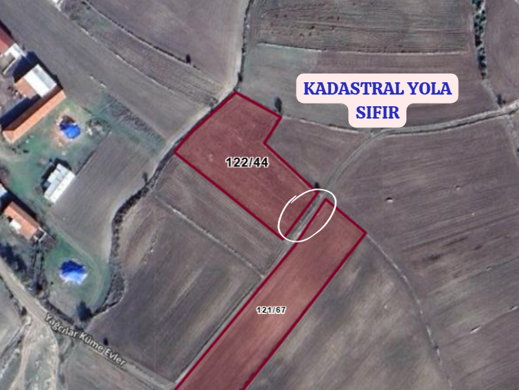 KÜTAHYA ASLANAPA YAĞCILAR  KÖYÜNDE 2.644  M² TARLA  SATILIKTIR - KÜTAHYA ASLANAPA fotoğraf 3