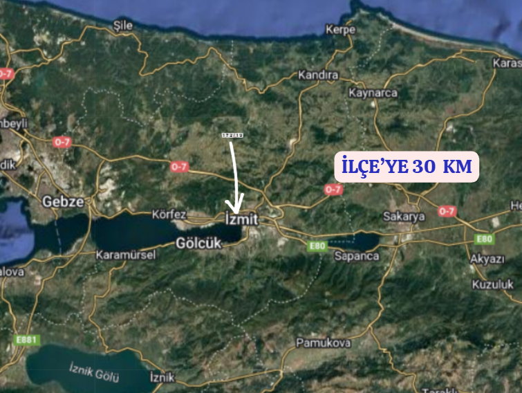 KOCAELİ İZMİT BULDUK  KÖYÜNDE 985 M²  TARLA  SATILIKTIR - KOCAELİ İZMİT fotoğraf 9
