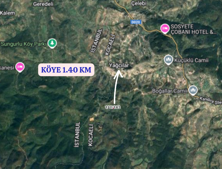 KOCAELİ KANDIRA YAĞCILAR  KÖYÜNDE 541  M² FINDIKLIK  SATILIKTIR - KOCAELİ KANDIRA fotoğraf 5