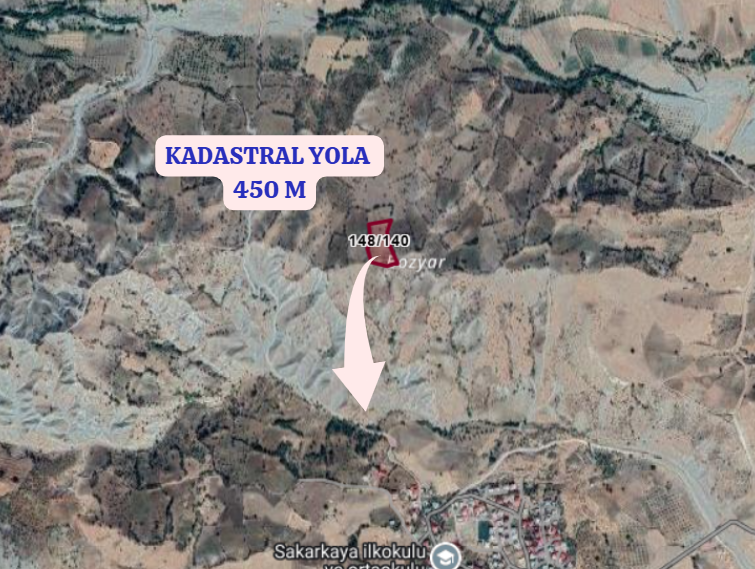 K.MARAŞ PAZARCIK SAKARKAYA  KÖYÜNDE 7.527 M² BAĞ SATILIKTIR - KAHRAMANMARAŞ PAZARCIK fotoğraf 3