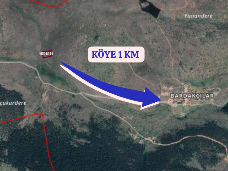ANKARA ÇAMLIDERE BARDAKÇILAR KÖYÜNDE  4.000 M²  TARLAMIZ  SATILIKTIR - ANKARA ÇAMLIDERE fotoğraf 4