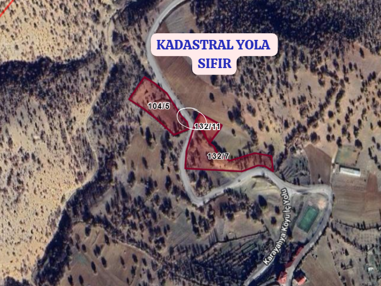 KONYA BOZKIR KARAYAHYA KÖYÜNDE  951   M²  TARLA  SATILIKTIR - KONYA BOZKIR fotoğraf 3
