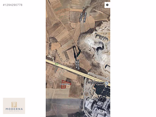TEPEBAŞI ÇUKURHİSAR'DA 5.981 M2 YOLA VE FABRİKA YAKINI ARAZİ - ESKİŞEHİR TEPEBAŞI fotoğraf 3