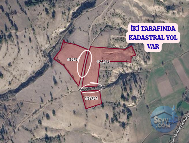 KÜTAHYA EMET DÜŞECEK  KÖYÜNDE  9.955 M²  TARLA SATILIKTIR - KÜTAHYA EMET fotoğraf 3