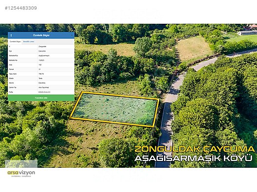 HAVAALANINA 2 KM'DE SARMAŞIK KÖYÜNDE İMARLI 769M² PARSEL - ZONGULDAK ÇAYCUMA fotoğraf 2