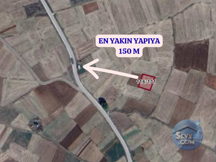 KÜTAHYA ÇAVDARHİSAR GÖKAĞAÇ  KÖYÜNDE  1.013 M²  TARLA SATILIKTIR - KÜTAHYA ÇAVDARHİSAR fotoğraf 4