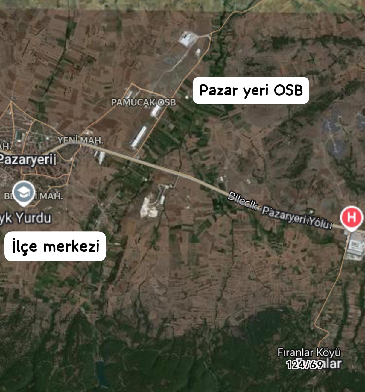BİLECİK PAZARYERİ FIRINLAR SATILIK ARSA 476m² - BİLECİK PAZARYERİ fotoğraf 8