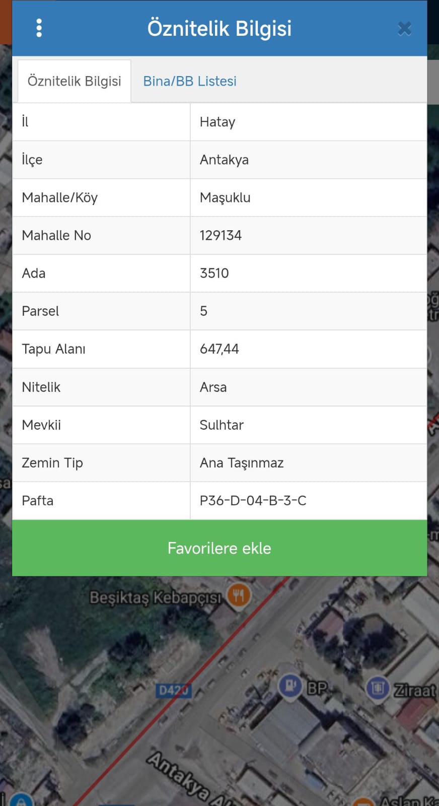 SATILIK ARSA 647 M² Hatay / Antakya / Maşuklu Mh. - HATAY ANTAKYA fotoğraf 3