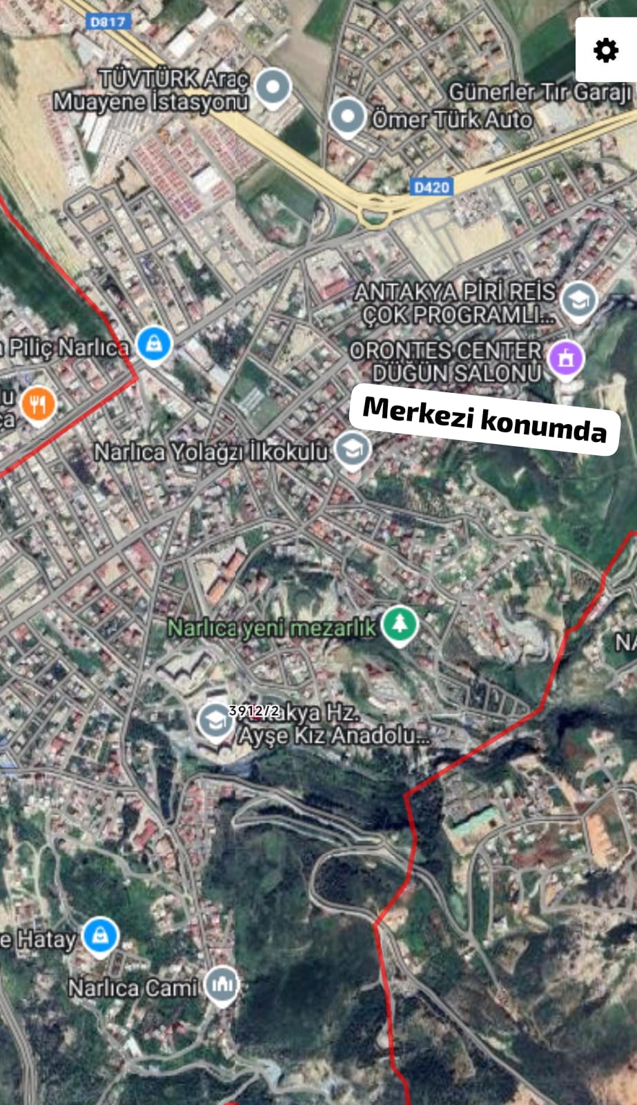 Narlıca Tobb Anadolu İmamhatip lisesi yanı Satlık arsa 365 M²  - HATAY ANTAKYA fotoğraf 4