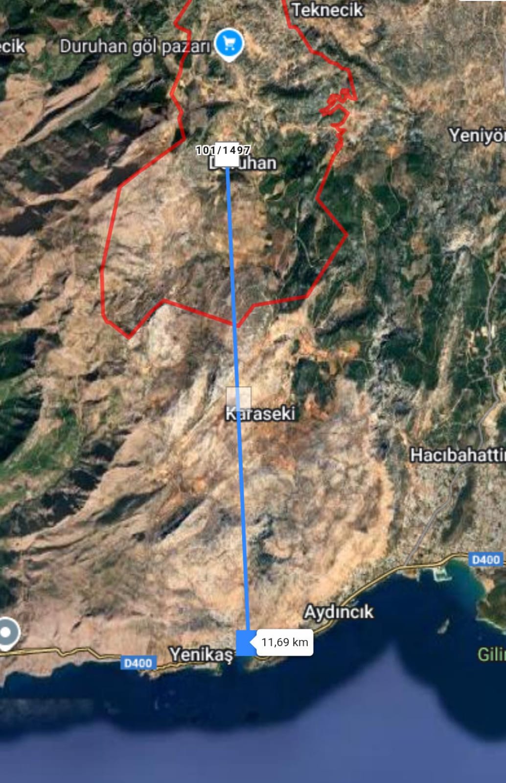  YATIRIMA UYGUN  Mersin / Aydıncık / Duruhan Mh.6.835M² TARLAMIZ SATILIKTIR.   - MERSİN AYDINCIK fotoğraf 4