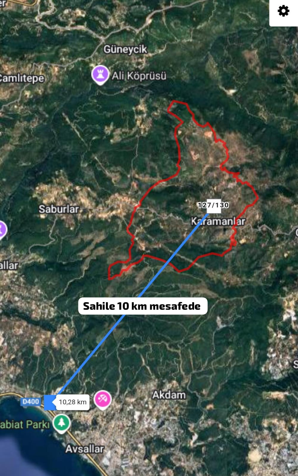 Köy içi hazır ev yapmaya uygun bahçe 368 m² SATILK TARLA - ANTALYA ALANYA fotoğraf 3