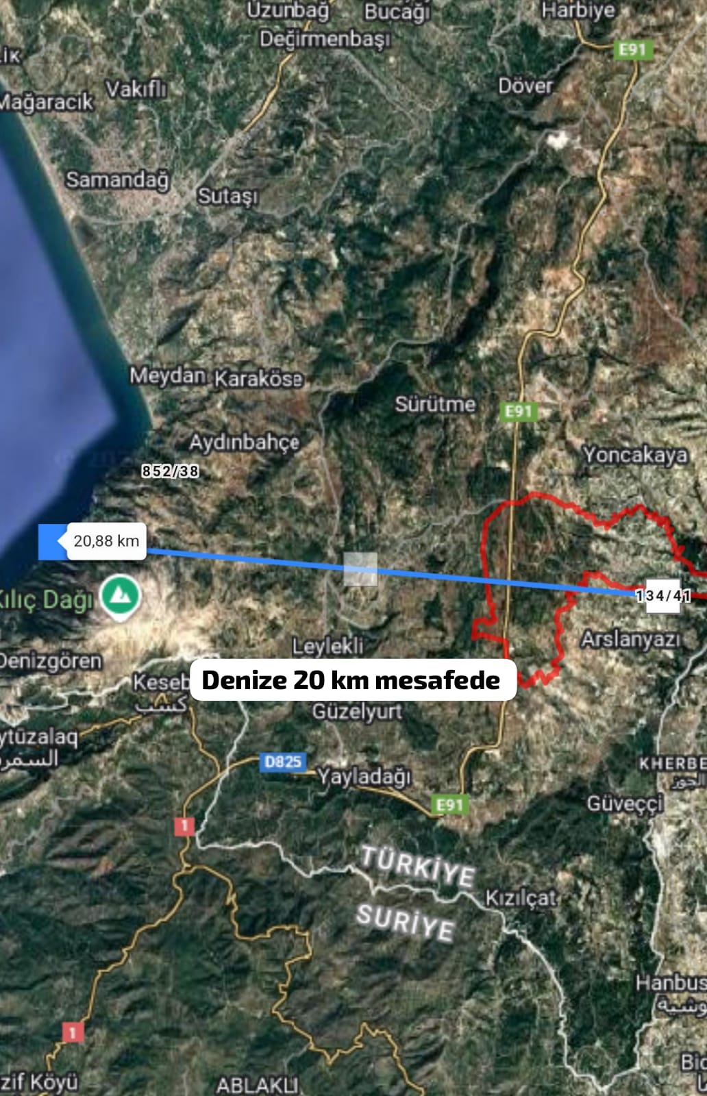 Uygun Fiyata  HATAY Yayladağı Kışlakta 3 DÖNÜM 800 metre - HATAY YAYLADAĞI fotoğraf 5