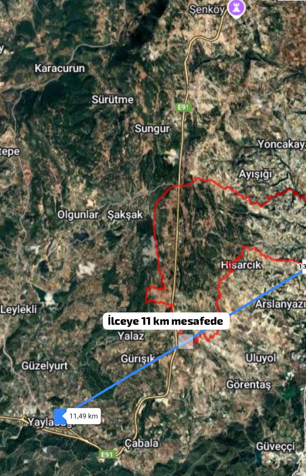 Uygun Fiyata  HATAY Yayladağı Kışlakta 3 DÖNÜM 800 metre - HATAY YAYLADAĞI fotoğraf 2