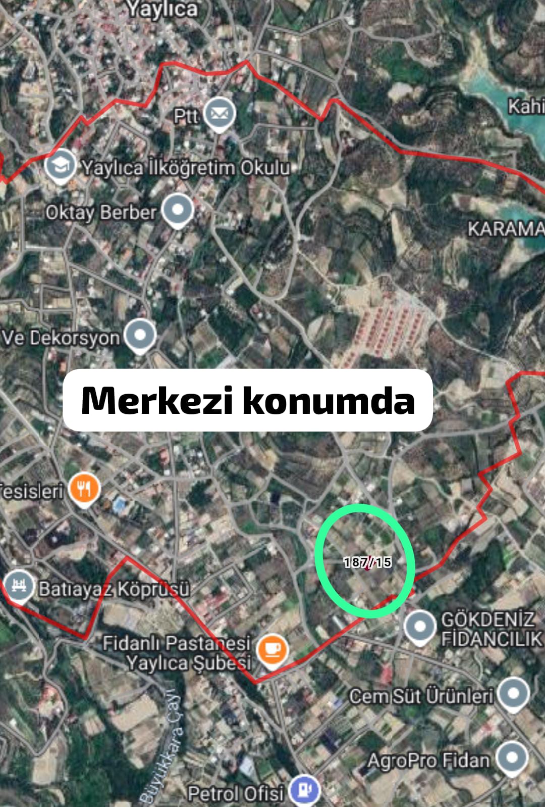 SATILIK ARAZİ 435 M² Hatay / Samandağ / Yaylıca Mh. - HATAY SAMANDAĞ fotoğraf 2