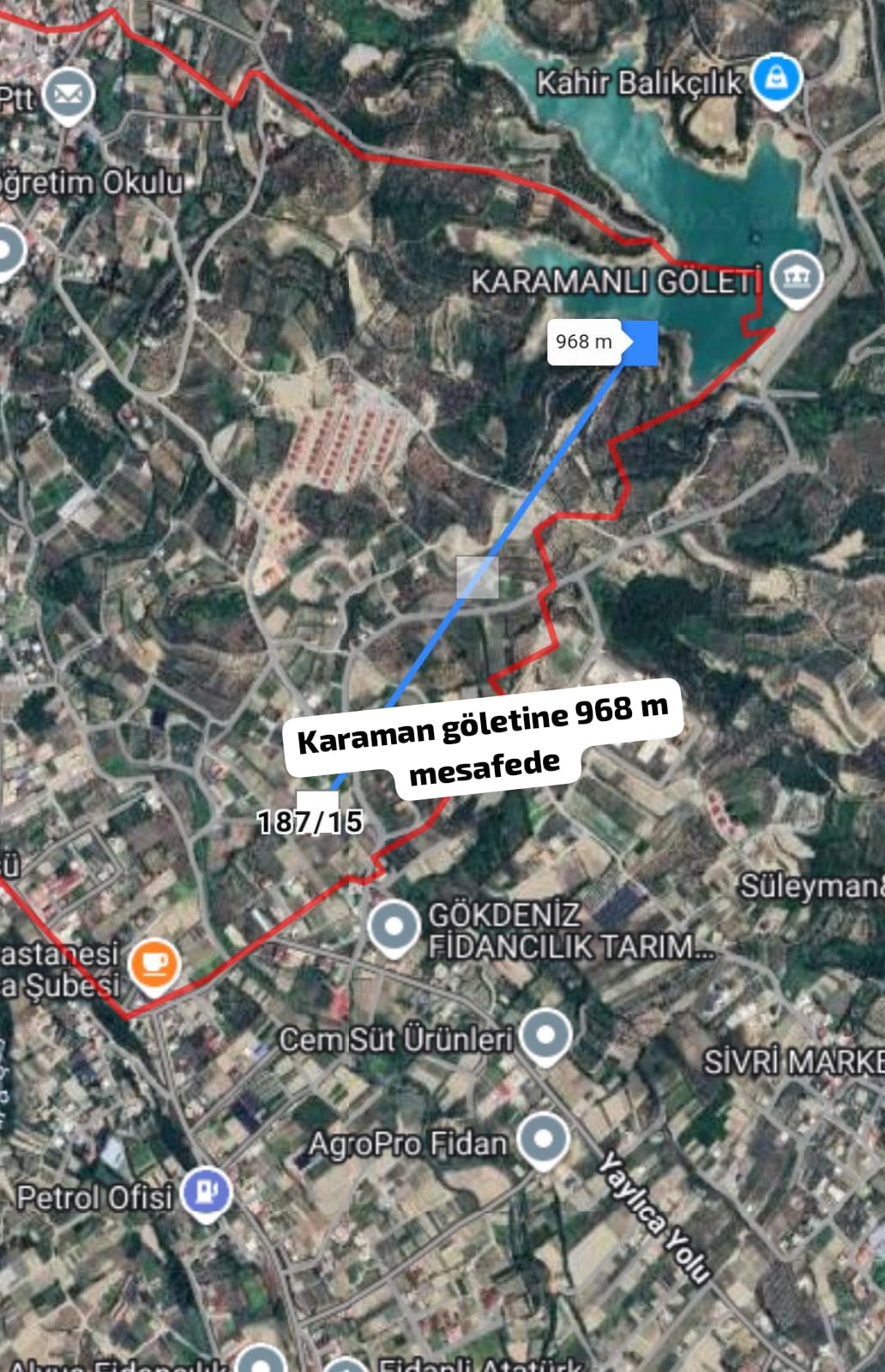 SATILIK ARAZİ 435 M² Hatay / Samandağ / Yaylıca Mh. - HATAY SAMANDAĞ fotoğraf 4