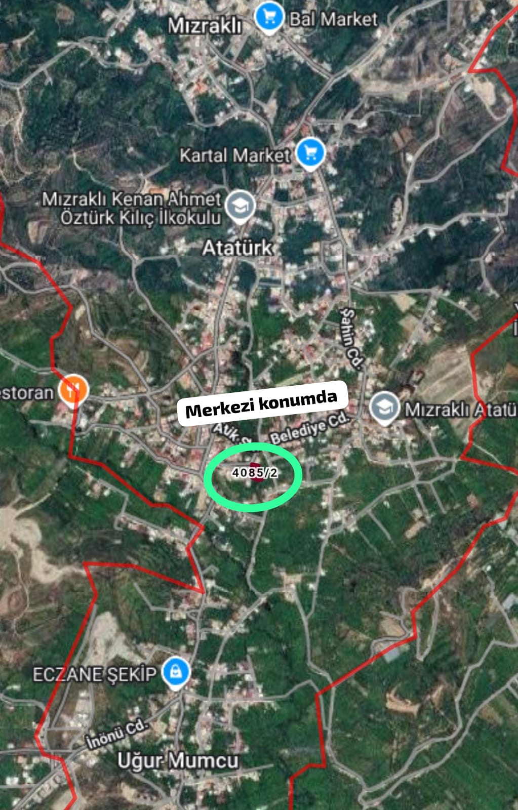 HATAY SAMANDAĞ MIZRAKLI iyi parsel 910 M² - HATAY SAMANDAĞ fotoğraf 4
