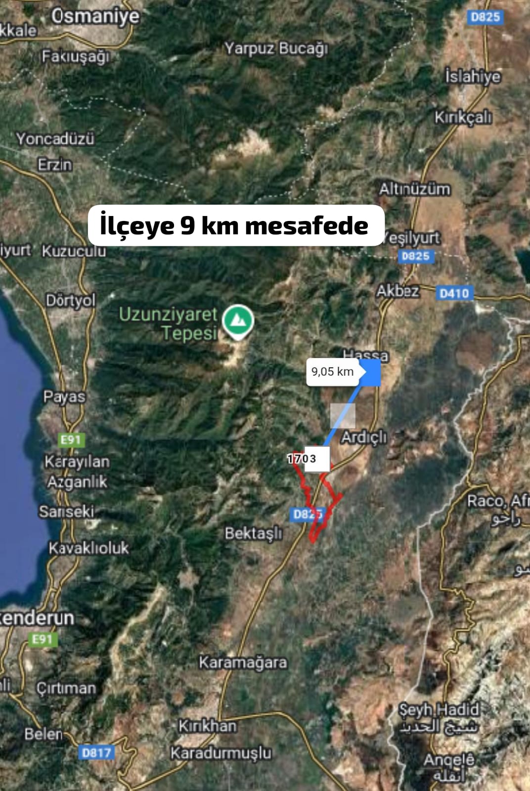 Hatay Hassa küreci Mahallesi'nde satılık müstakil parsel - HATAY HASSA fotoğraf 3