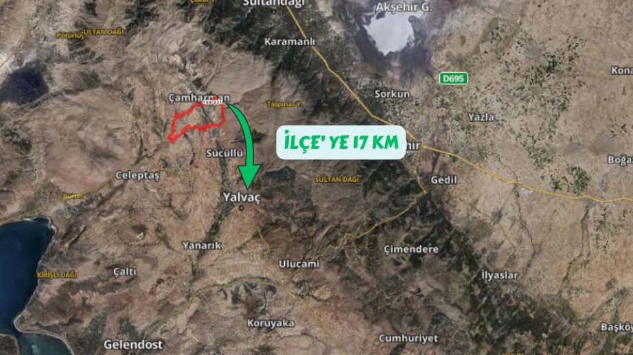 ISPARTA YALVAÇ BAĞLARBAŞI KÖYÜNDE 3.000M² TARLAMIZ SATILIKTIR. - ISPARTA YALVAÇ fotoğraf 6