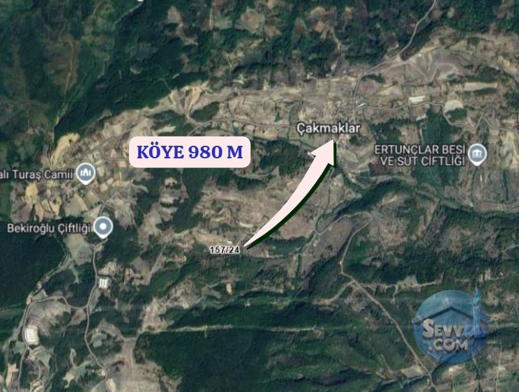 KOCAELİ KANDIRA ÇAKMAKLAR KÖYÜNDE 206 M² TARLA SATILIKTIR - Kocaeli Kandıra fotoğraf 14