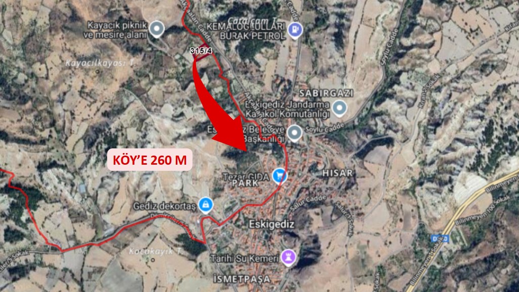 KÜTAHYA GEDİZ E.GEDİZ/PARK 5.406 M² BAĞ SATILIKTIR - KÜTAHYA GEDİZ fotoğraf 5