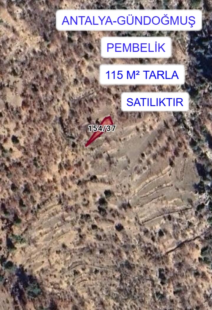 ANTALYA GÜNDOĞMUŞ PEMBELİK KÖYÜ 115M² TARLA SATILIKTIR - ANTALYA GÜNDOĞMUŞ fotoğraf 6