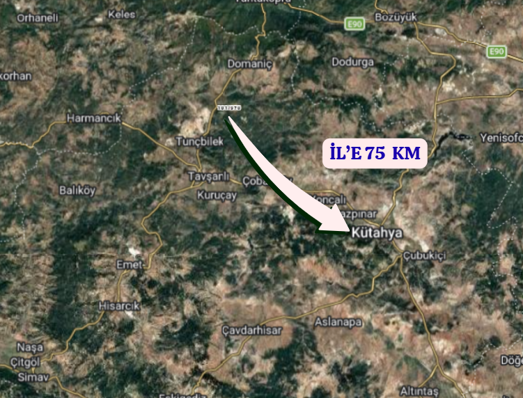 KÜTAHYA DOMANİÇ KIRIK  KÖYÜNDE 5.636 M² TARLA SATILIKTIR - KÜTAHYA DOMANİÇ fotoğraf 6