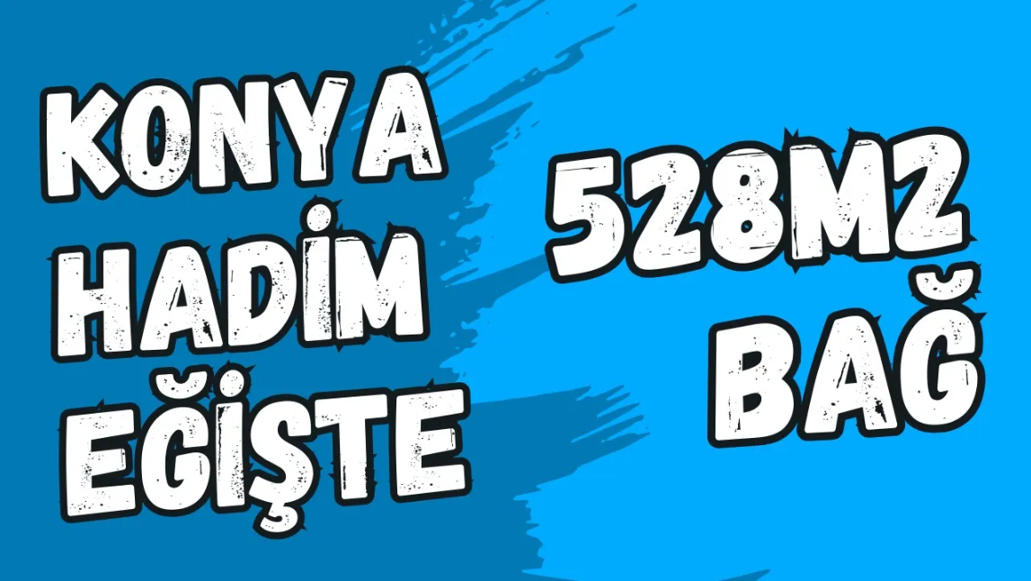 KONYA HADİM EĞİSTE KÖYÜNDE 528 M2 BAĞ SATILIKTIR. - KONYA HADİM fotoğraf 10