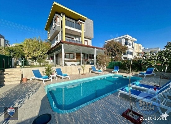 KUŞADASI SATILIK 4+1 HAVUZLU VİLLA SOĞUCAK'TA - AYDIN KUŞADASI fotoğraf 37