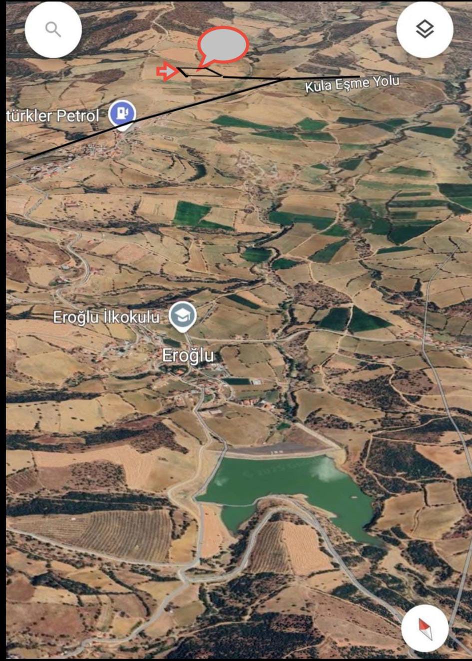 MANİSA KULA EROĞLU  KÖYÜNDE 12.351  M² TARLA  SATILIKTIR - MANİSA KULA fotoğraf 12