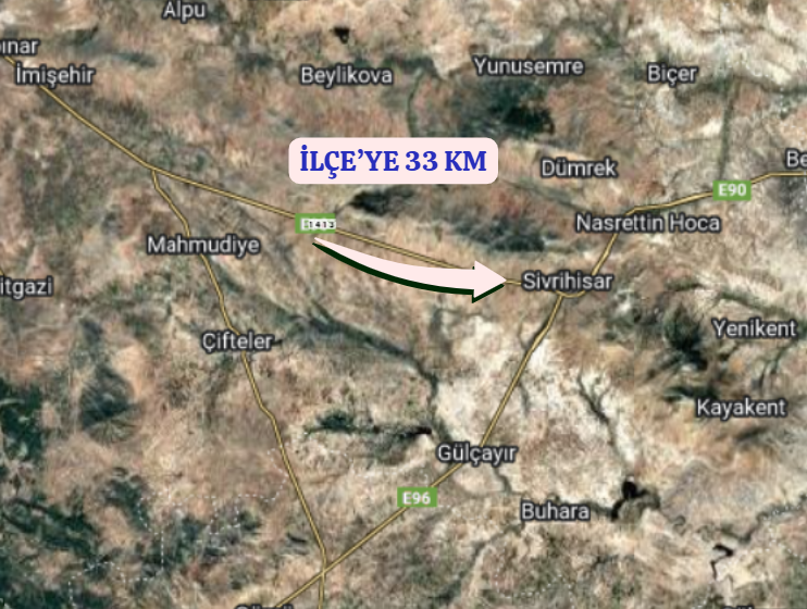 ESKİŞEHİR SİVRİHİSAR KAYMAZ   KÖYÜNDE 10.740  M²  TARLA SATILIKTIR - ESKİŞEHİR SİVRİHİSAR fotoğraf 5