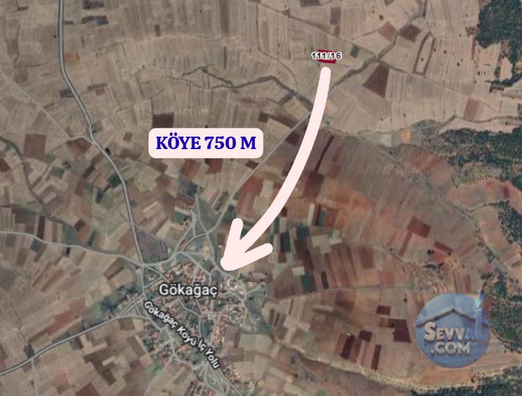KÜTAHYA ÇAVDARHİSAR GÖKAĞAÇ  KÖYÜNDE  2.395 M²  TARLA SATILIKTIR - KÜTAHYA ÇAVDARHİSAR fotoğraf 4