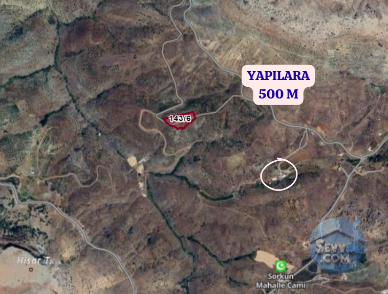 KARAMAN MERKEZ YILANGÜMÜ  KÖYÜNDE  9.242 M²   TARLA  SATILIKTIR - KARAMAN MERKEZ fotoğraf 4