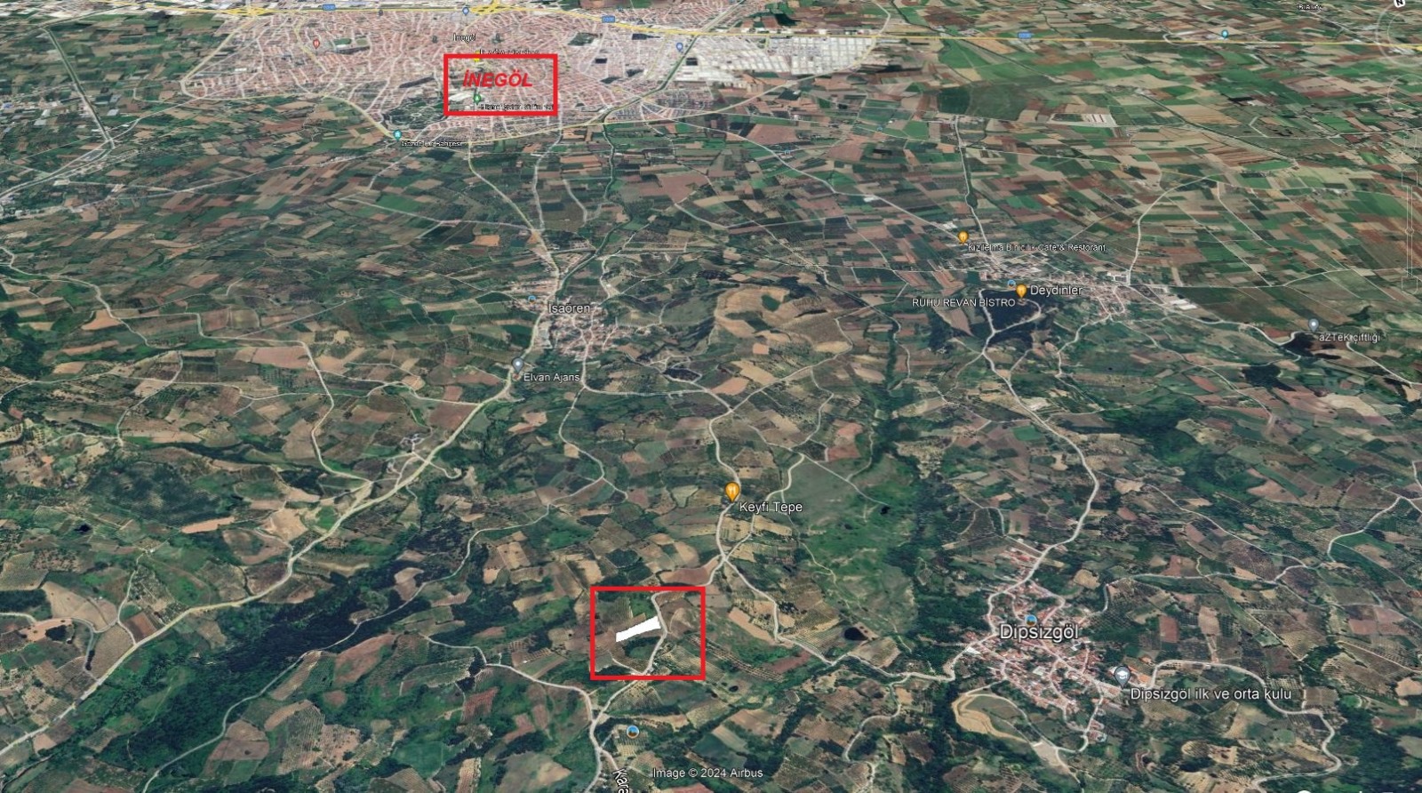 SAHİBİNDEN İSAÖREN ASFALTA SIFIR + PROJELİ + RESMİ İMARLI - BURSA İNEGÖL fotoğraf 11