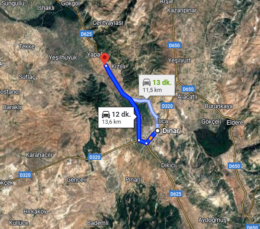 AFYONKARAHİSAR DİNAR KIZILLI KÖYÜ’NDE 12.994 M² TARLA SATILIKTIR - AFYONKARAHİSAR DİNAR fotoğraf 6