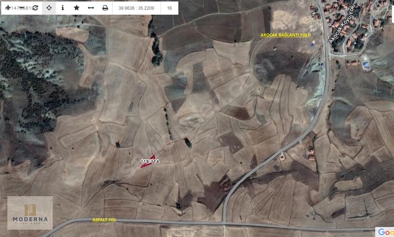 SORGUN AKOCAK ASFALT YOLA YAKIN 676 M2 RESMİ YOLA CEPHE FIRSAT! - YOZGAT SORGUN fotoğraf 3