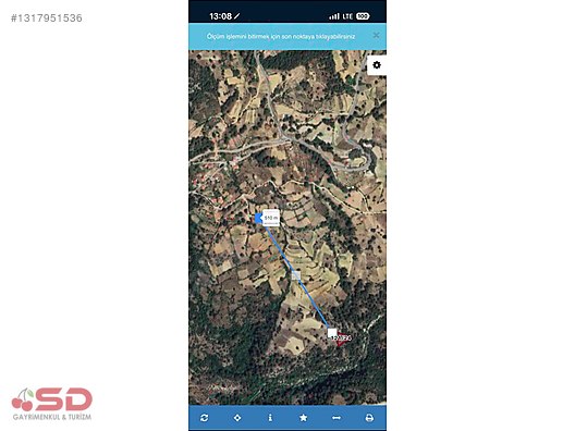 Muğla Akbük koyuna 15 dk mesafede kelepir 1777 m2 arazi - MUĞLA MENTEŞE fotoğraf 5