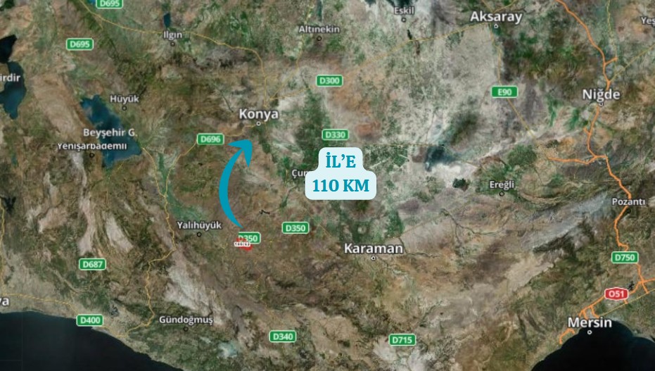 KONYA BOZKIR HACILAR KÖYÜNDE 690 M² BAHÇEMİZ SATILIKTIR - KONYA BOZKIR fotoğraf 8