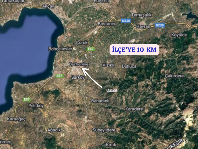 BALIKESİR BURHANİYE  KUYUCAK  KÖYÜNDE 713  M² BAHÇE  SATILIKTIR - BALIKESİR BURHANİYE fotoğraf 5