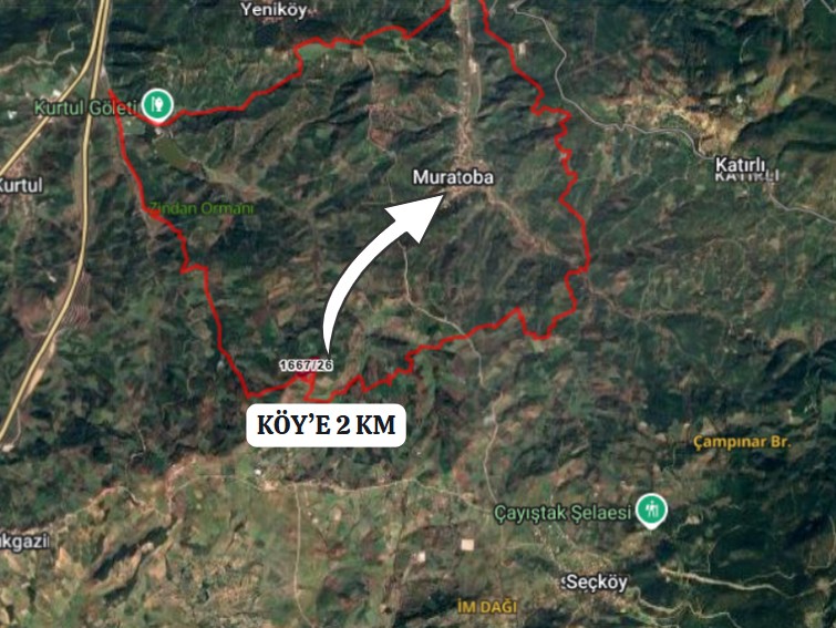 BURSA GEMLİK MURATOBA KÖYÜ’NDE 24.905 M²TARLA SATILIKTIR - BURSA GEMLİK fotoğraf 5