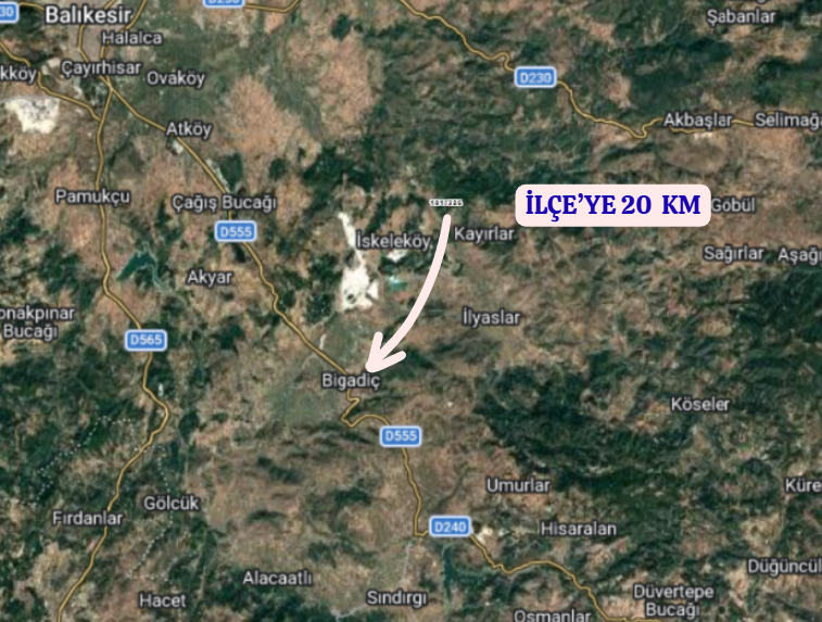 BALIKESİR BİGADİÇ DOĞANÇAM  KÖYÜNDE 1.598  M²  TARLA  SATILIKTIR - BALIKESİR BİGADİÇ fotoğraf 5